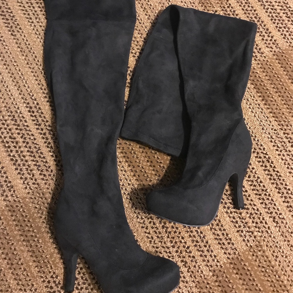 Jeffrey Campbell Thigh High Suede Boots